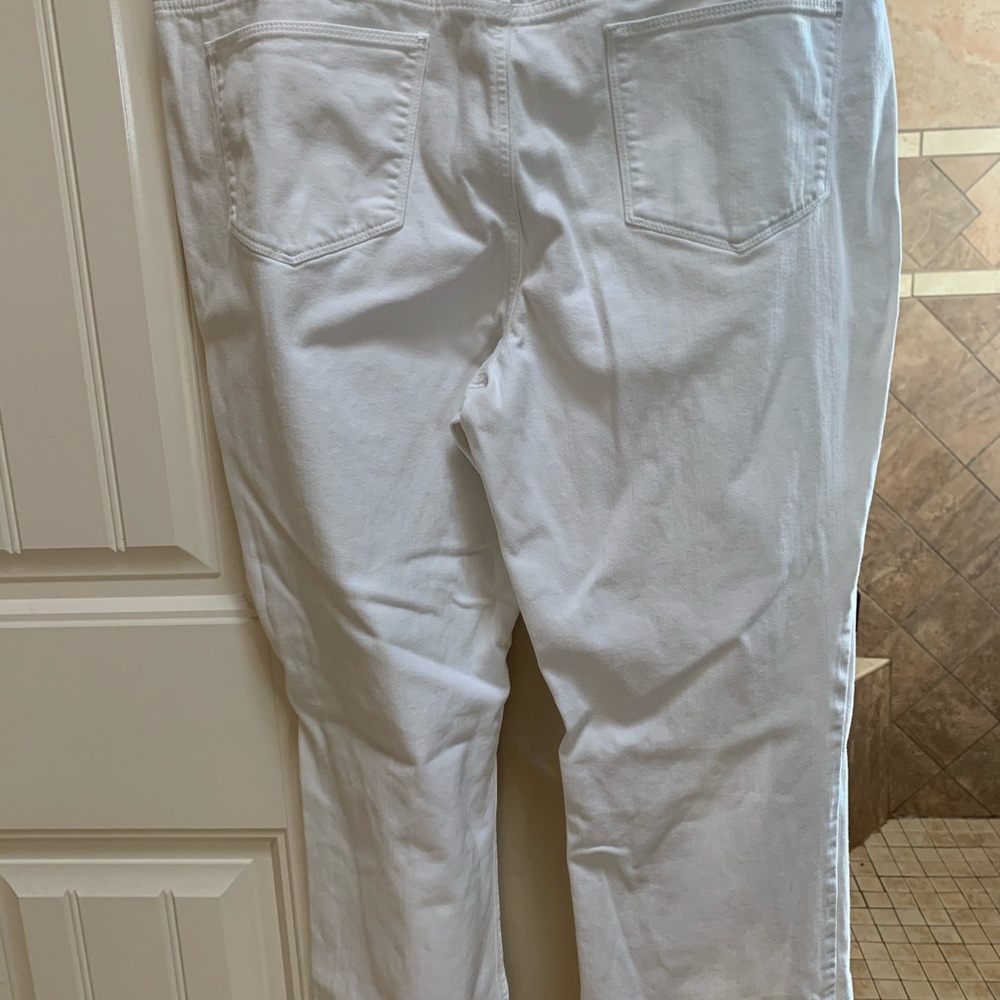 Chico’s white jeans